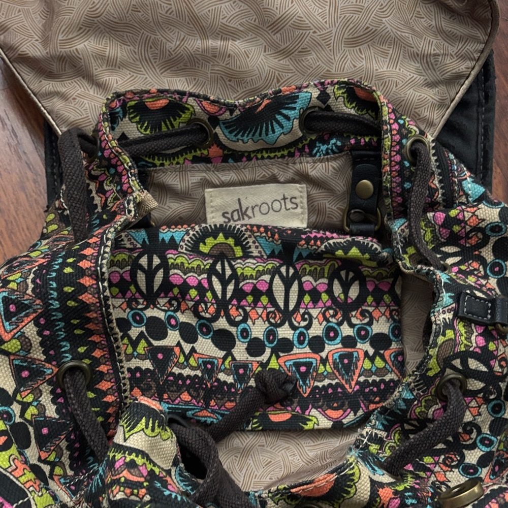 Sakroots Colorful Patterned Backpack - image 3